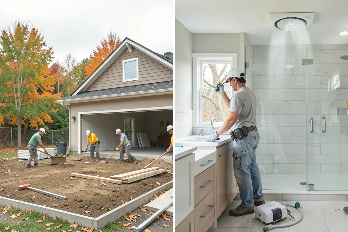 Interior Framing in Burlington, Skagit County, WA - Chalk partition lines and confirm the layout with you