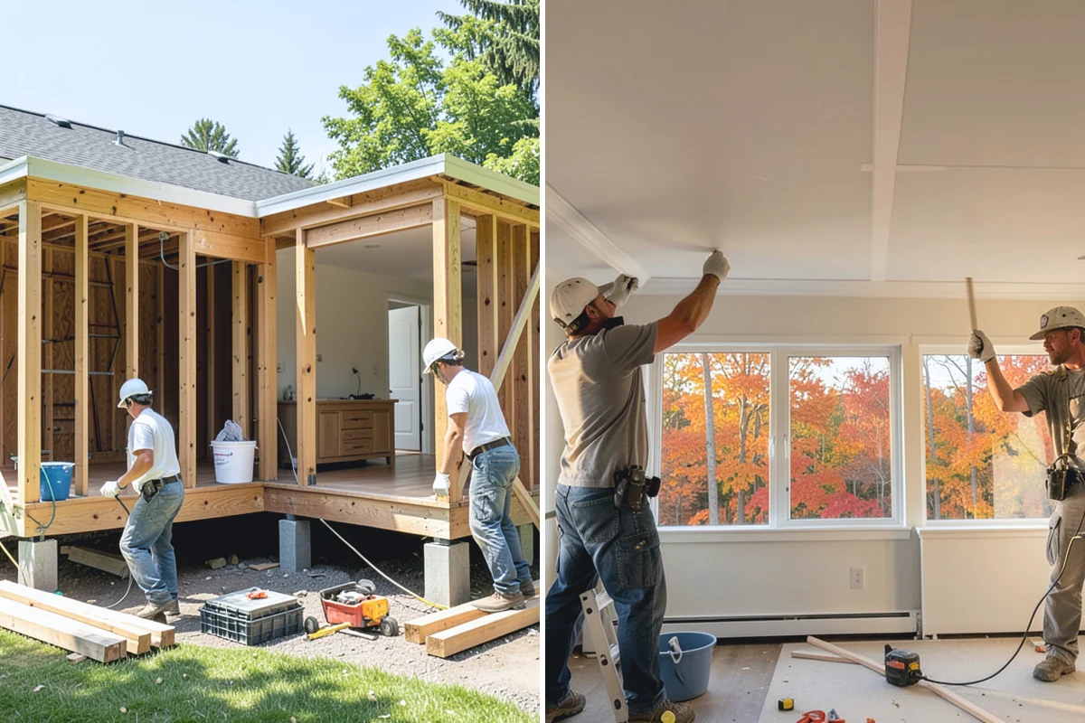 Interior Framing in Coupeville, Island County, WA - Chalk partition lines and confirm the layout with you