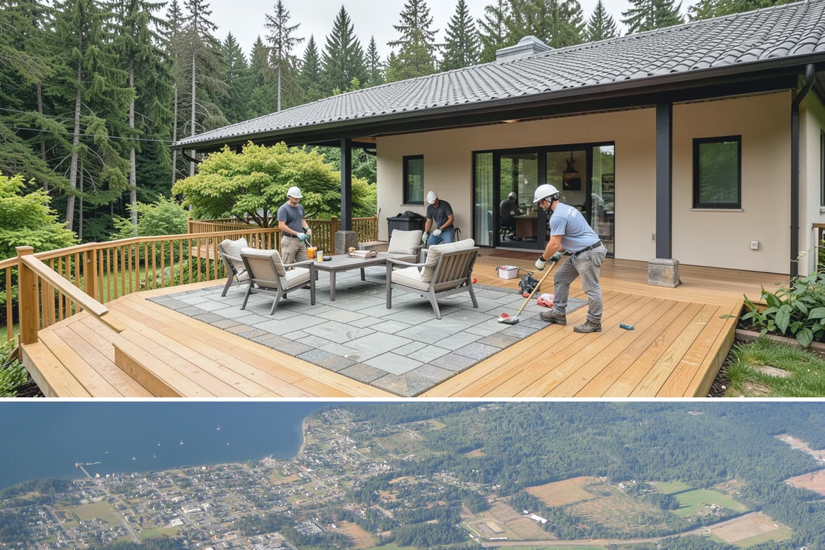 Interior Framing in Coupeville, Island County, WA - Interior framing runs comfortably year-round since the work stays inside the weather envelope regardless of Puget Sound...