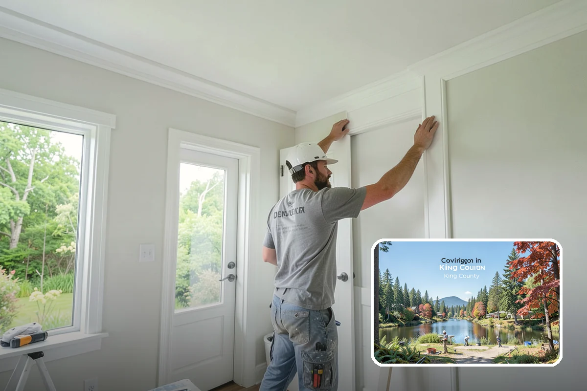 Interior Framing in Covington, King County, WA - Rooms and closets laid out precisely to your plan