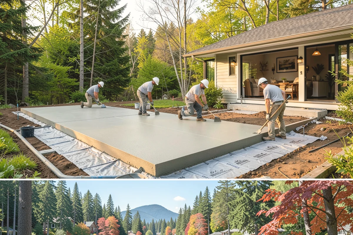 Interior Framing in Covington, King County, WA - Interior framing runs comfortably year-round since the work stays inside the weather envelope regardless of Puget Sound...