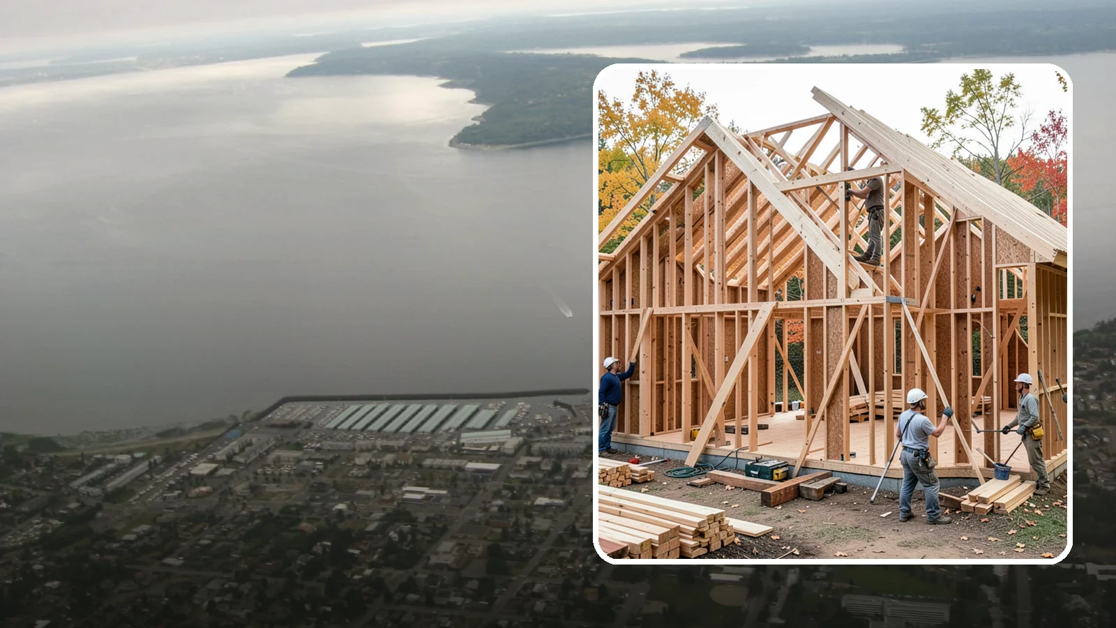 Interior Framing in Des Moines, King County, WA - We frame interior partition walls to lay out rooms, closets, and openings exactly as your remodel plans call for.