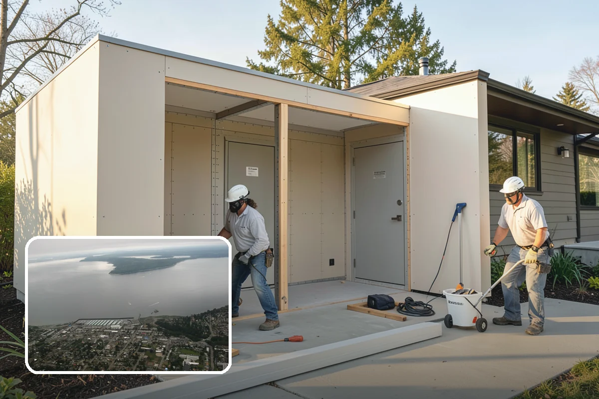 Interior Framing in Des Moines, King County, WA - Rooms and closets laid out precisely to your plan