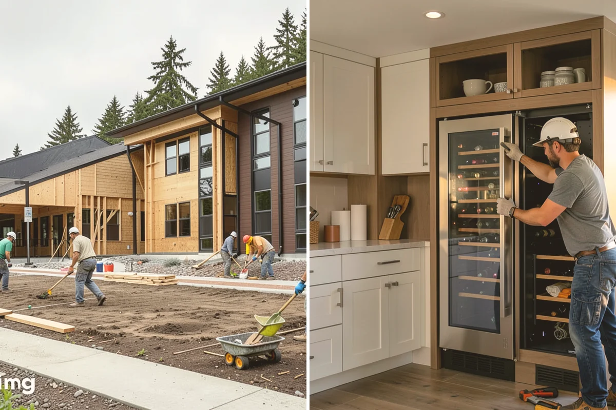Interior Framing in Eatonville, Pierce County, WA - Chalk partition lines and confirm the layout with you
