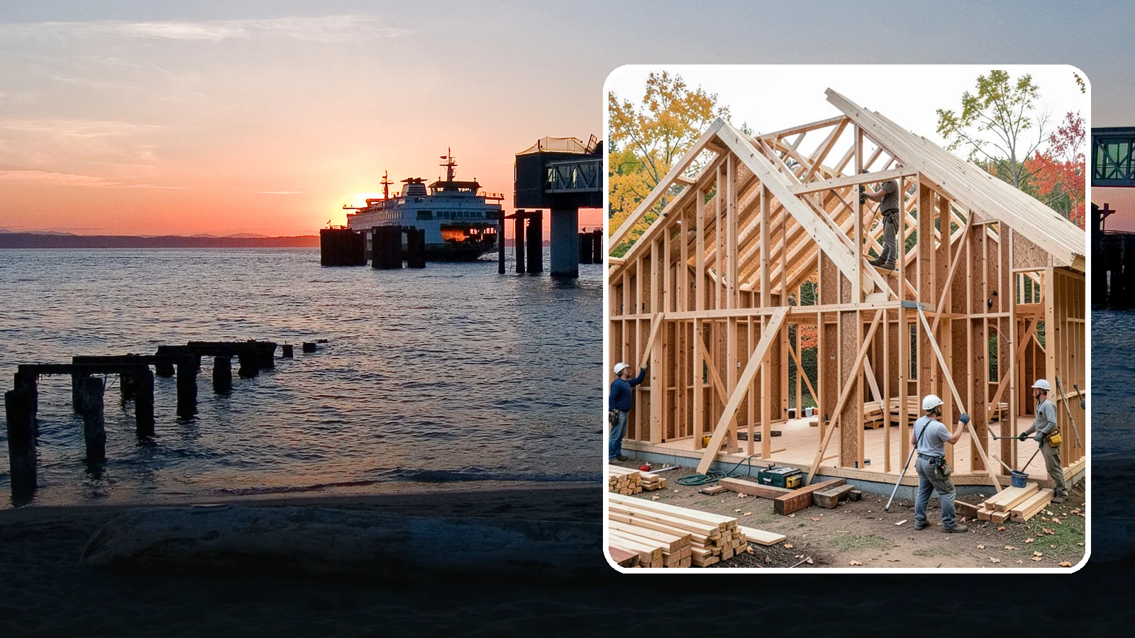 Interior Framing in Edmonds, Snohomish County, WA - We frame interior partition walls to lay out rooms, closets, and openings exactly as your remodel plans call for.