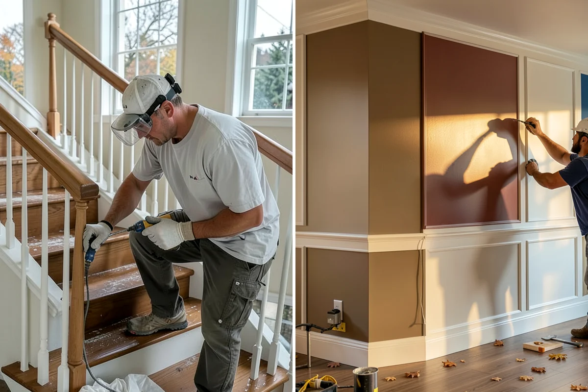 Interior Framing in Federal Way, King County, WA - Chalk partition lines and confirm the layout with you