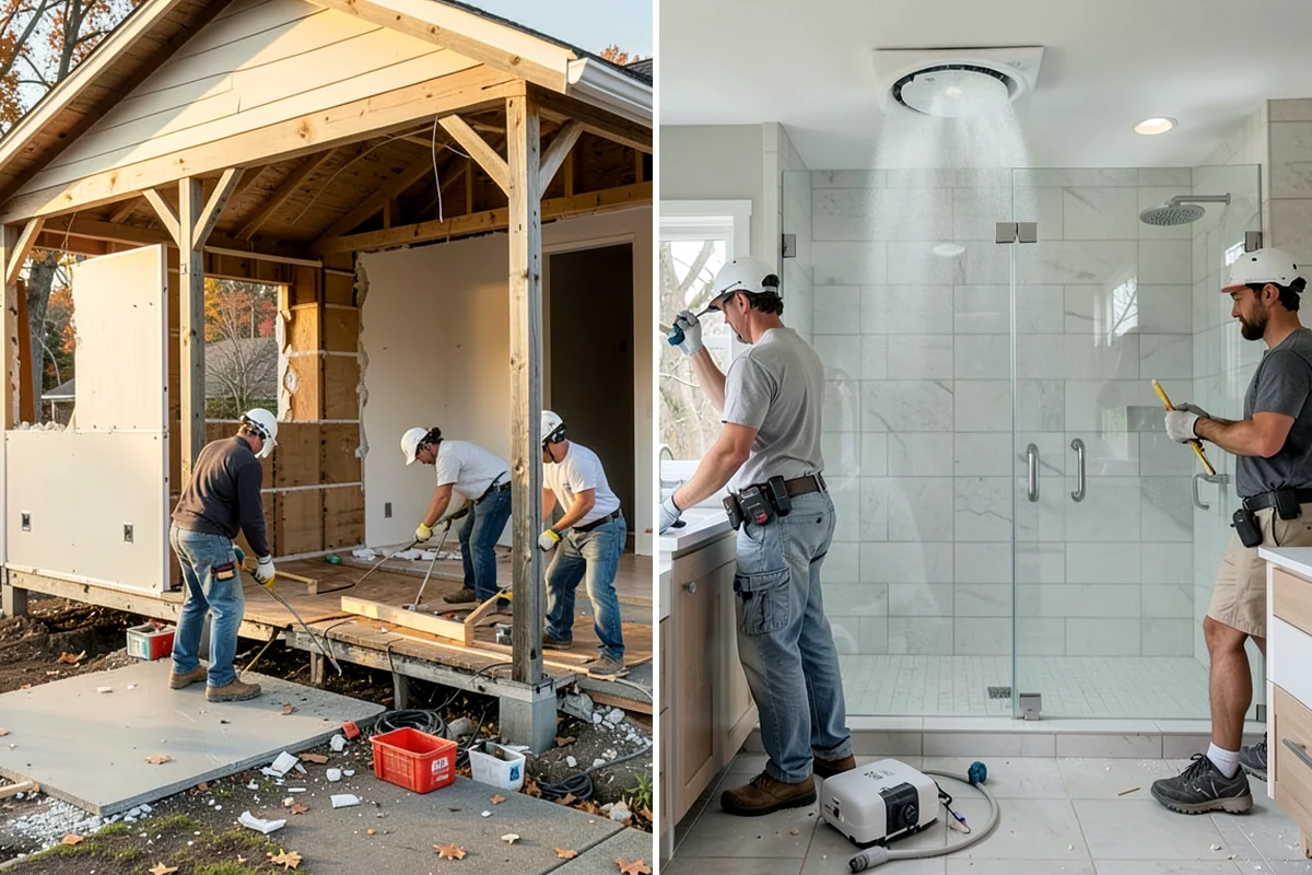 Interior Framing in Hunts Point, King County, WA - Chalk partition lines and confirm the layout with you