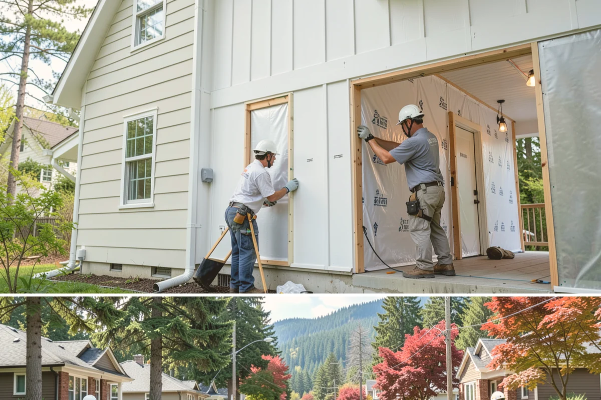 Interior Framing in Hunts Point, King County, WA - Interior framing runs comfortably year-round since the work stays inside the weather envelope regardless of Puget Sound...