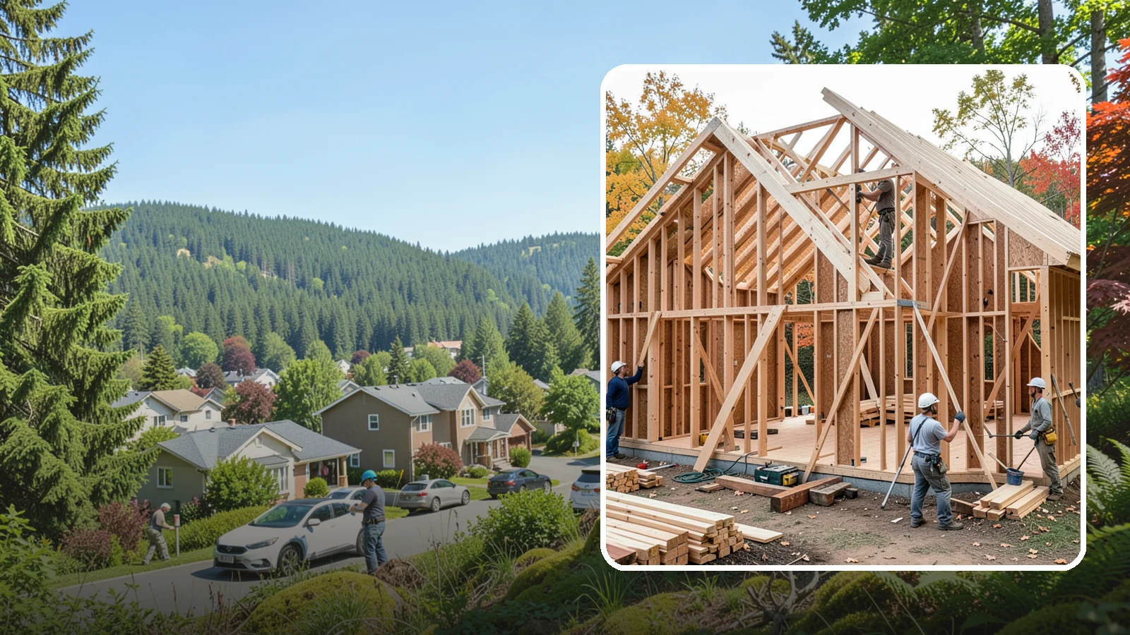 Interior Framing in Index, Snohomish County, WA - We frame interior partition walls to lay out rooms, closets, and openings exactly as your remodel plans call for.