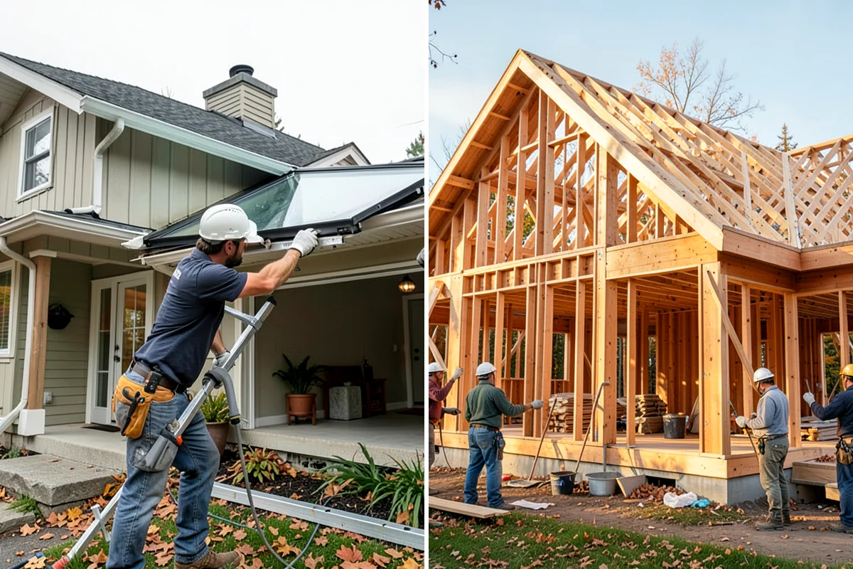 Interior Framing in Kenmore, King County, WA - Chalk partition lines and confirm the layout with you