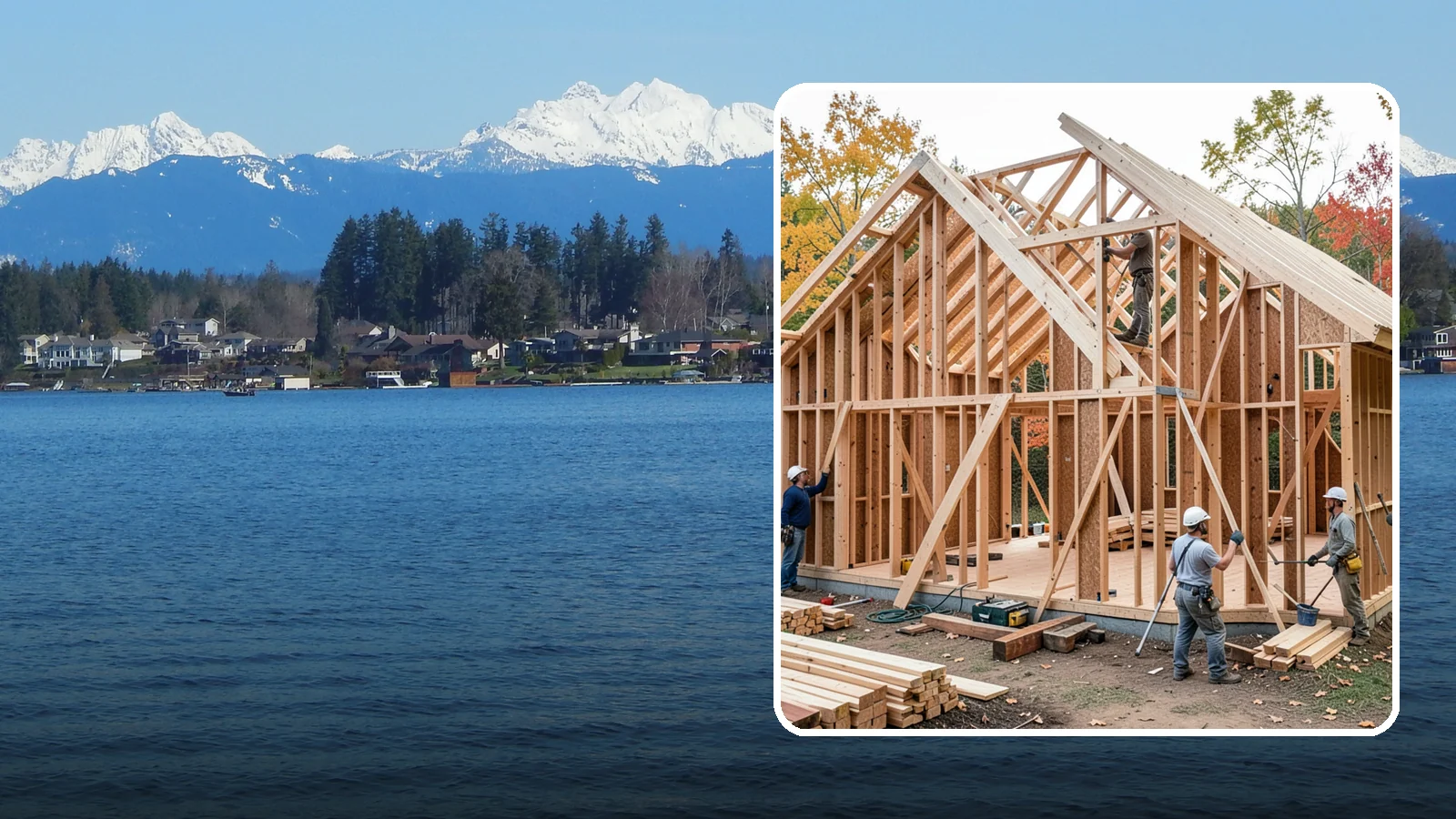 Interior Framing in Lake Stevens, Snohomish County, WA - We frame interior partition walls to lay out rooms, closets, and openings exactly as your remodel plans call for.