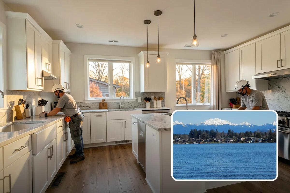 Interior Framing in Lake Stevens, Snohomish County, WA - Rooms and closets laid out precisely to your plan