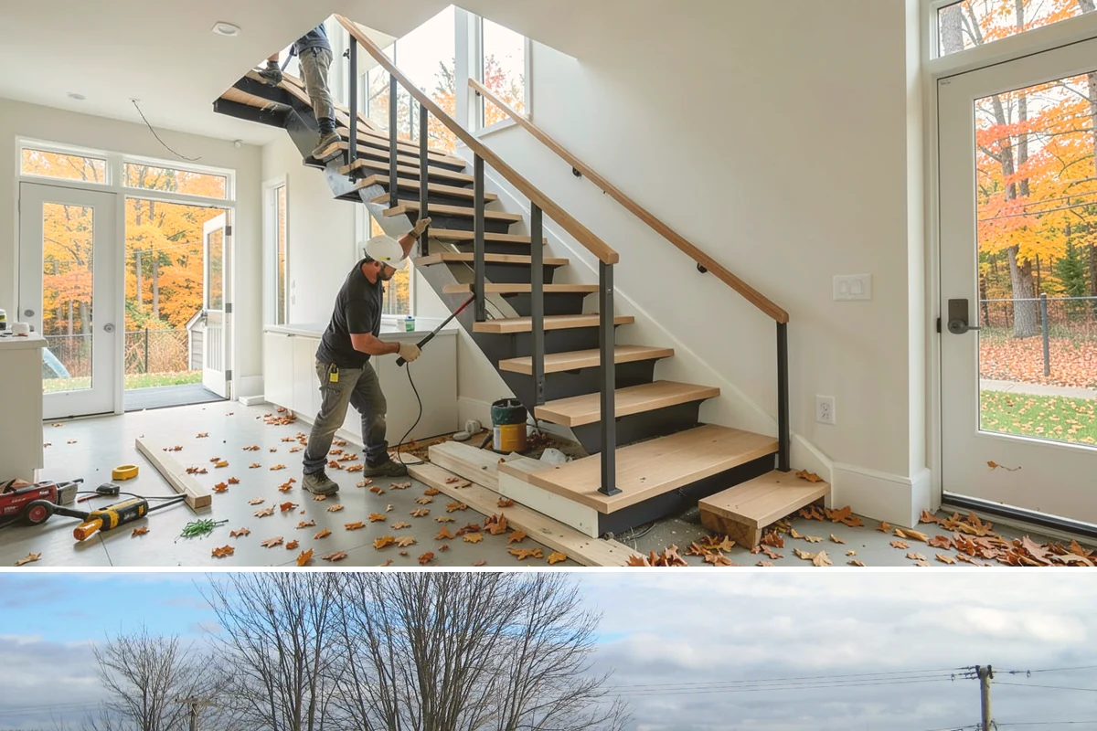 Interior Framing in Langley, Island County, WA - Interior framing runs comfortably year-round since the work stays inside the weather envelope regardless of Puget Sound...