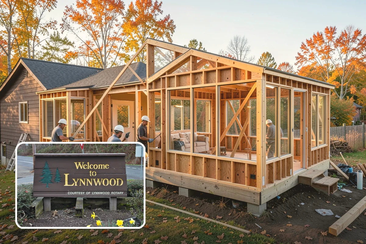 Interior Framing in Lynnwood, Snohomish County, WA - Rooms and closets laid out precisely to your plan
