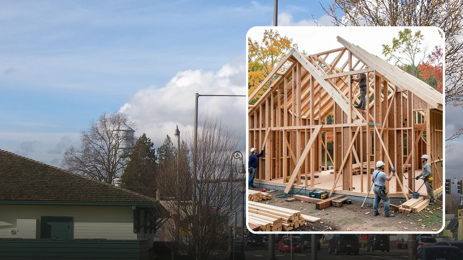 Interior Framing in Marysville, Snohomish County, WA - We frame interior partition walls to lay out rooms, closets, and openings exactly as your remodel plans call for.