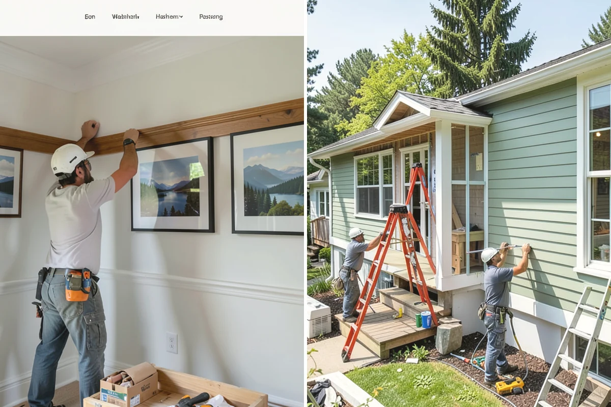 Interior Framing in Monroe, Snohomish County, WA - Chalk partition lines and confirm the layout with you