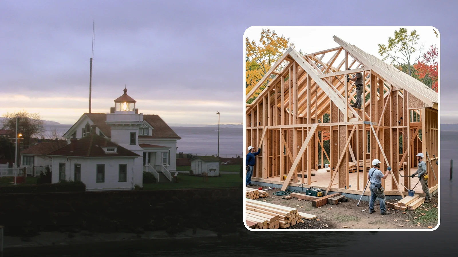 Interior Framing in Mukilteo, Snohomish County, WA - We frame interior partition walls to lay out rooms, closets, and openings exactly as your remodel plans call for.