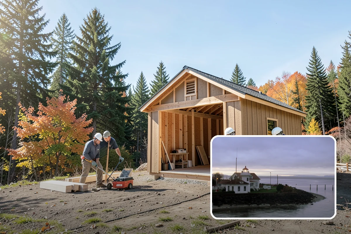 Interior Framing in Mukilteo, Snohomish County, WA - Rooms and closets laid out precisely to your plan