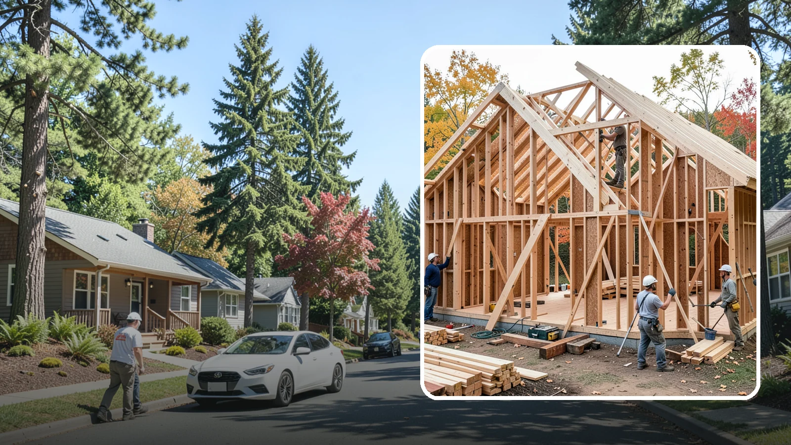 Interior Framing in Orting, Pierce County, WA - We frame interior partition walls to lay out rooms, closets, and openings exactly as your remodel plans call for.