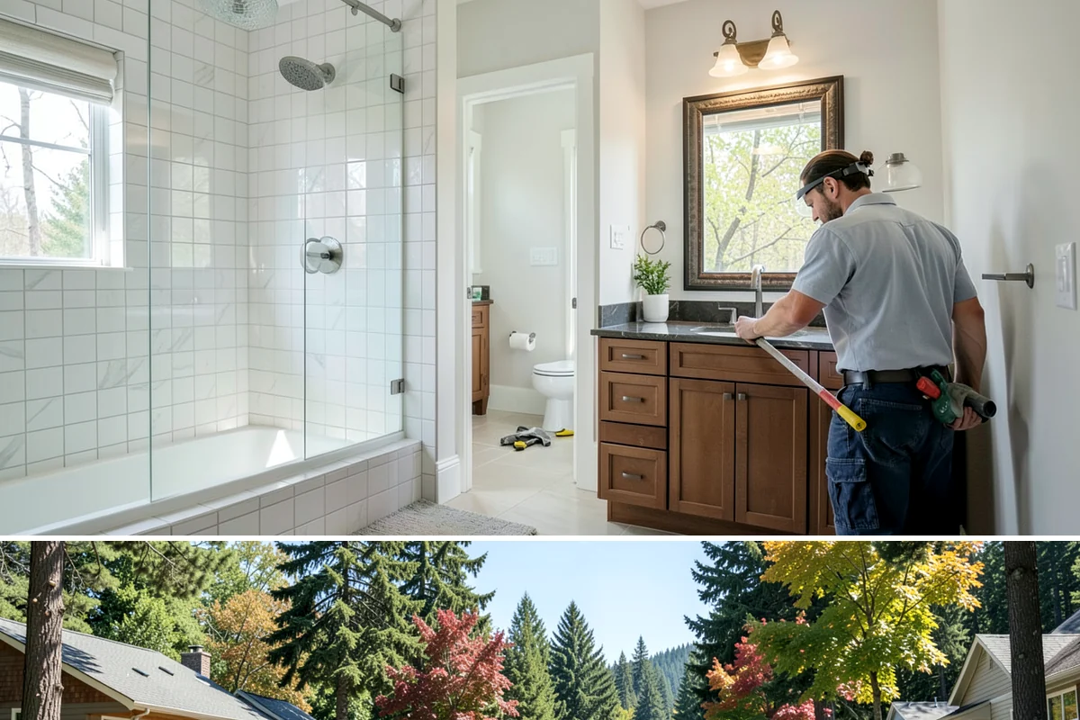 Interior Framing in Orting, Pierce County, WA - Interior framing runs comfortably year-round since the work stays inside the weather envelope regardless of Puget Sound...