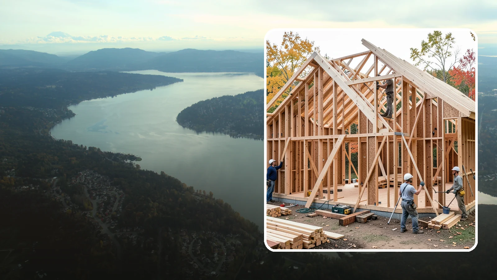 Interior Framing in Sammamish, King County, WA - We frame interior partition walls to lay out rooms, closets, and openings exactly as your remodel plans call for.