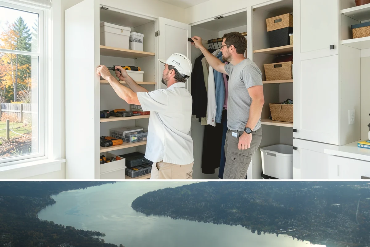 Interior Framing in Sammamish, King County, WA - Interior framing runs comfortably year-round since the work stays inside the weather envelope regardless of Puget Sound...