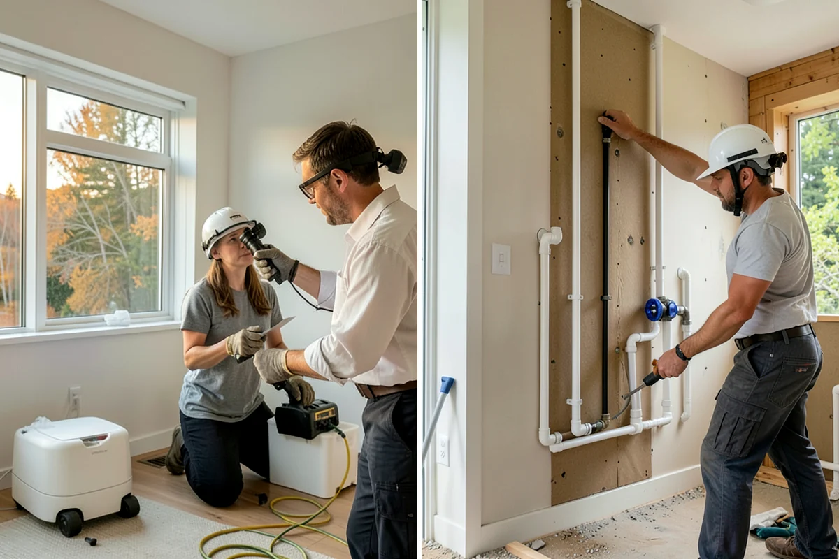Interior Framing in SeaTac, King County, WA - Chalk partition lines and confirm the layout with you