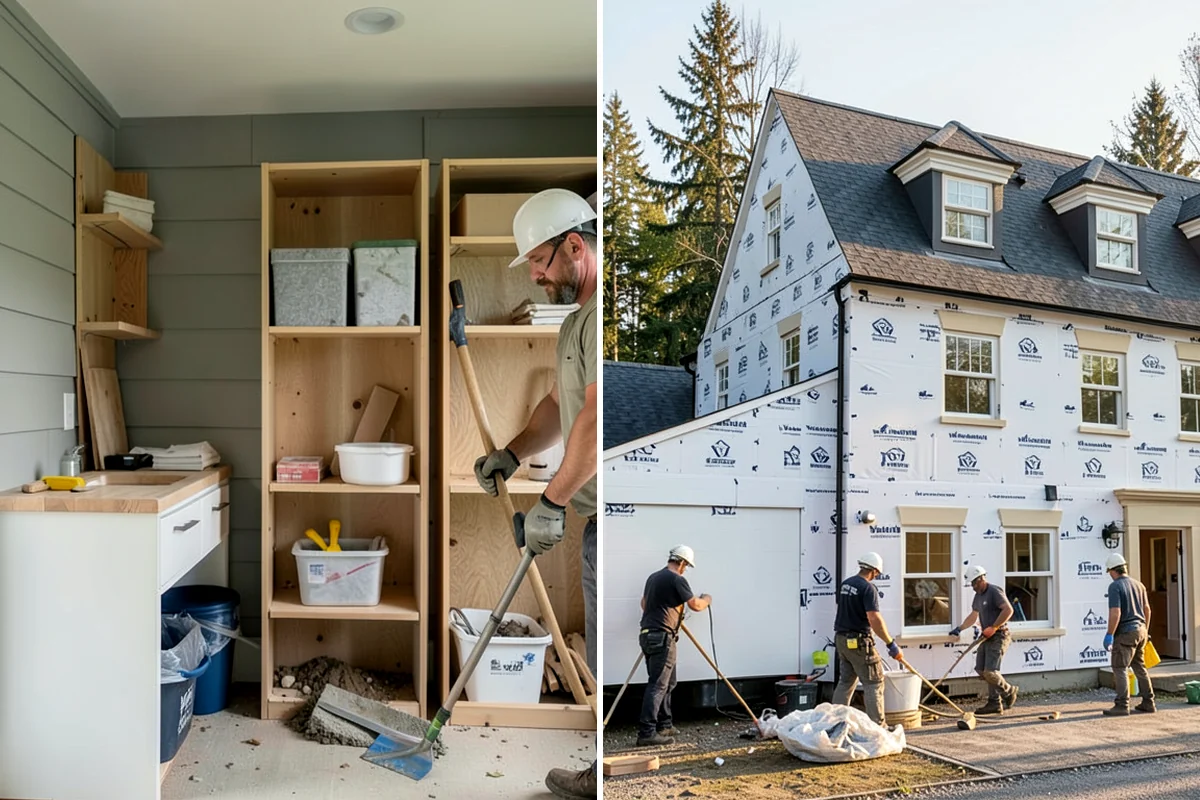 Interior Framing in Seattle, King County, WA - Chalk partition lines and confirm the layout with you