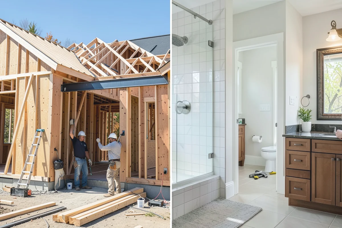 Interior Framing in South Prairie, Pierce County, WA - Chalk partition lines and confirm the layout with you