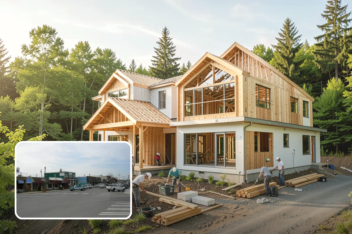 Interior Framing in Stanwood, Snohomish County, WA - Rooms and closets laid out precisely to your plan