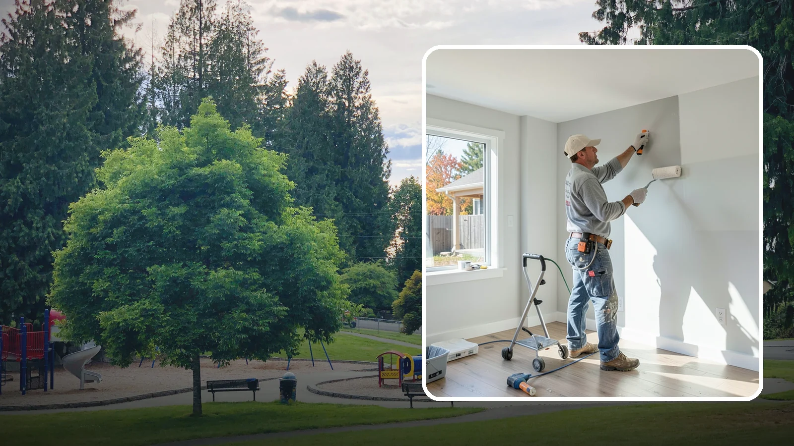Interior Painting in Bonney Lake, Pierce County, WA - Interior painting refreshes the walls, ceilings, and trim inside your Western Washington home with clean, durable finishes.