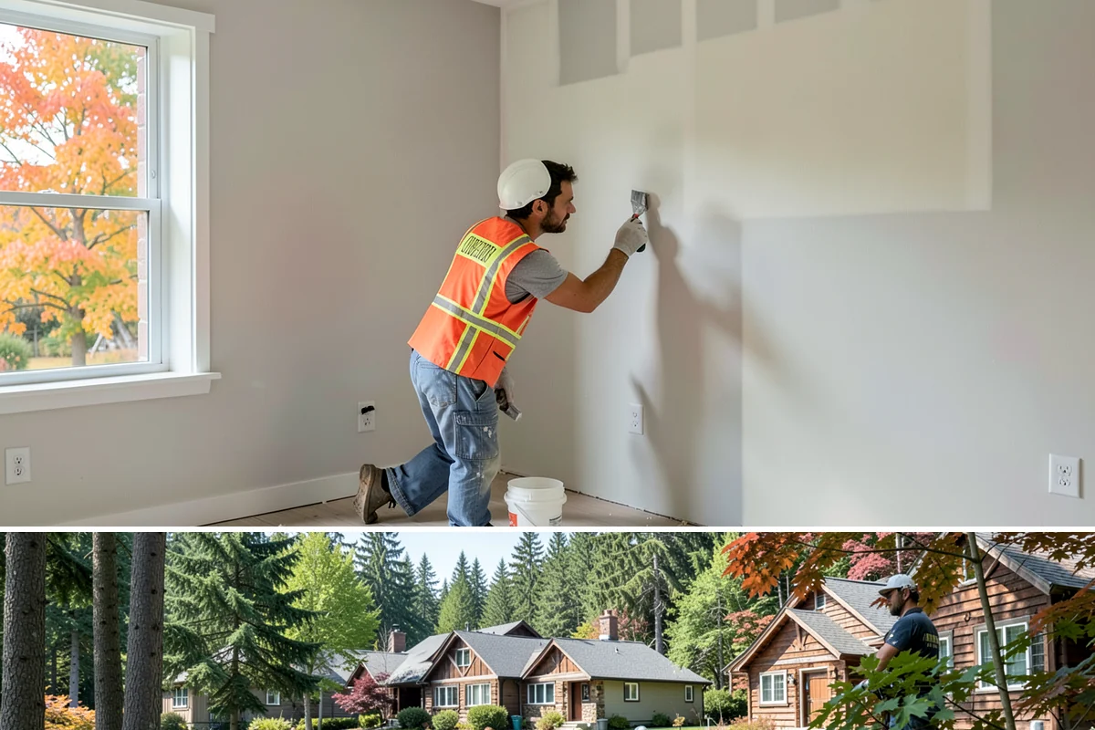 Interior Painting in Edgewood, Pierce County, WA - Interior work runs year-round and is a smart choice for the rainy Pacific Northwest months when exterior painting has to pause.