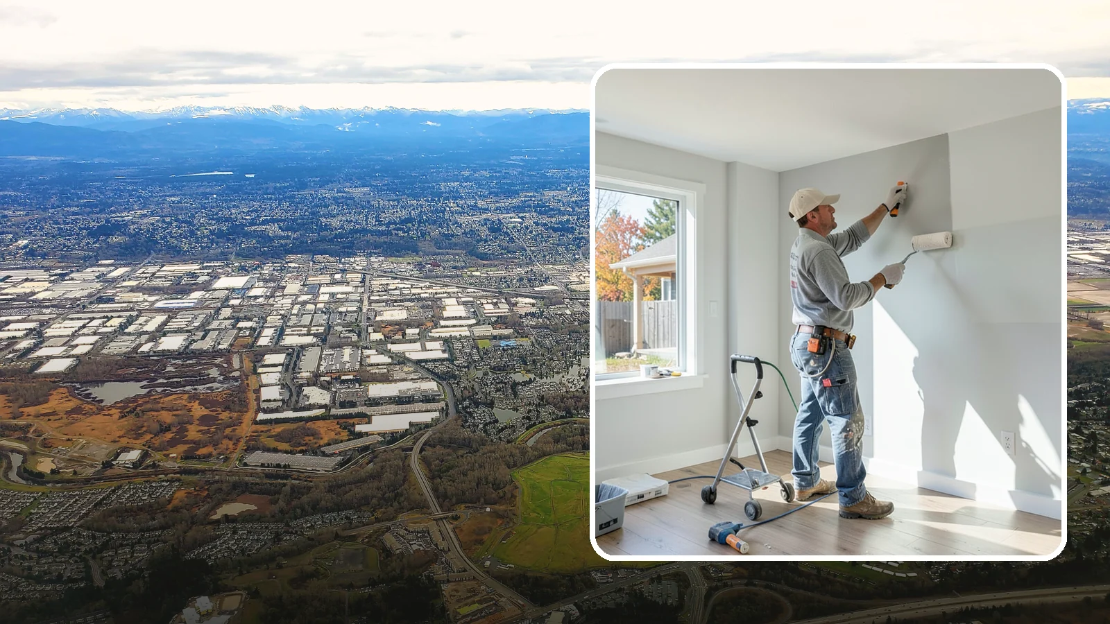 Interior Painting in Kent, King County, WA - Interior painting refreshes the walls, ceilings, and trim inside your Western Washington home with clean, durable finishes.
