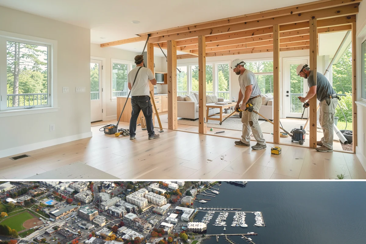 Interior Painting in Kirkland, King County, WA - Interior work runs year-round and is a smart choice for the rainy Pacific Northwest months when exterior painting has to pause.