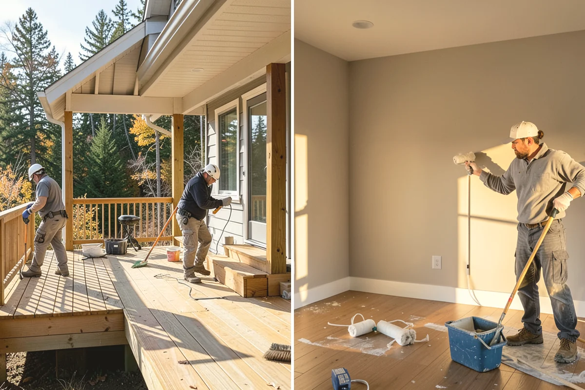 Interior Painting in La Conner, Skagit County, WA - Walk the rooms, confirm colors and sheens, and protect floors and furnishings