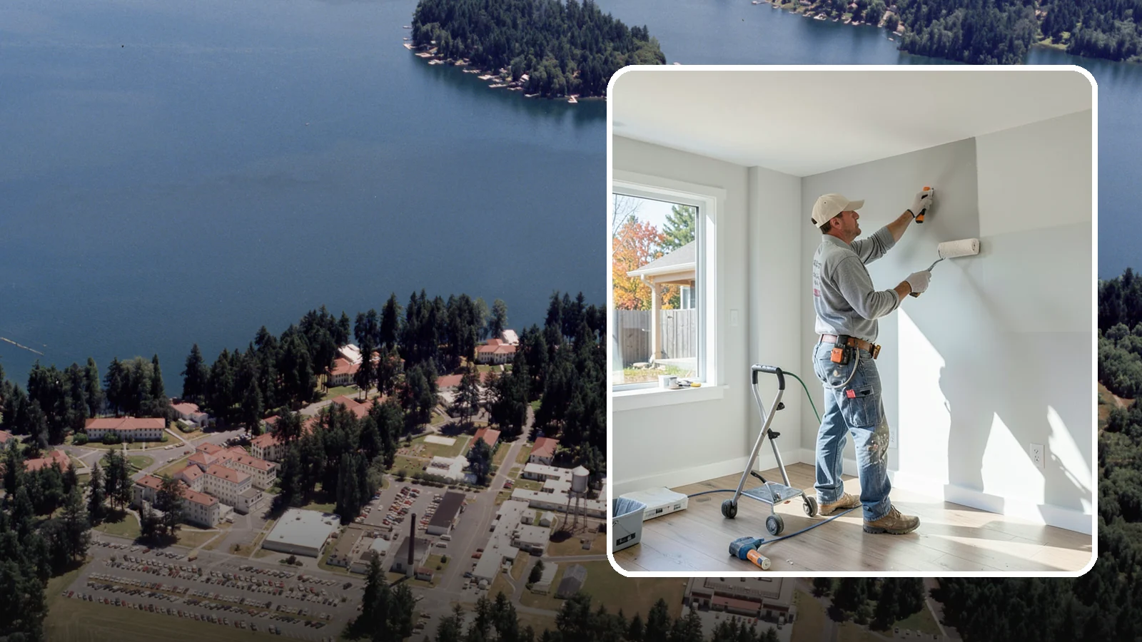Interior Painting in Lakewood, Pierce County, WA - Interior painting refreshes the walls, ceilings, and trim inside your Western Washington home with clean, durable finishes.