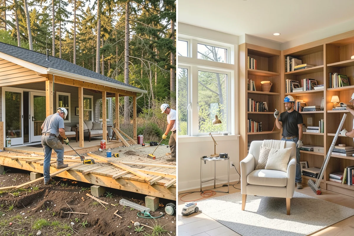 Interior Painting in North Bend, King County, WA - Walk the rooms, confirm colors and sheens, and protect floors and furnishings