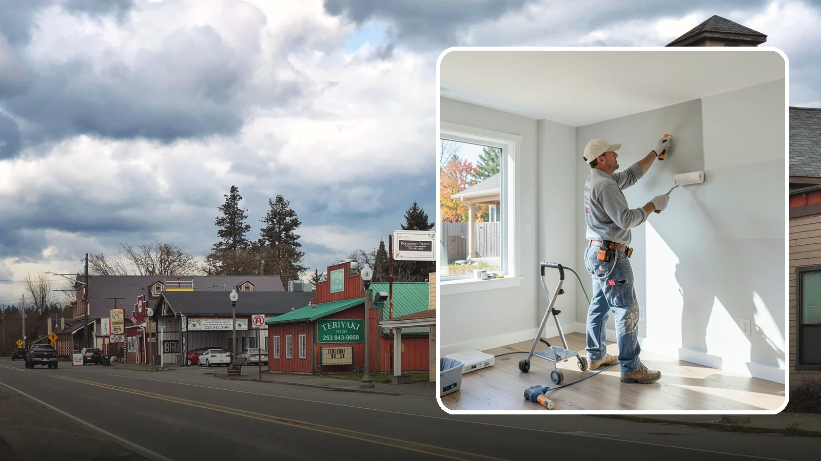 Interior Painting in Roy, Pierce County, WA - Interior painting refreshes the walls, ceilings, and trim inside your Western Washington home with clean, durable finishes.