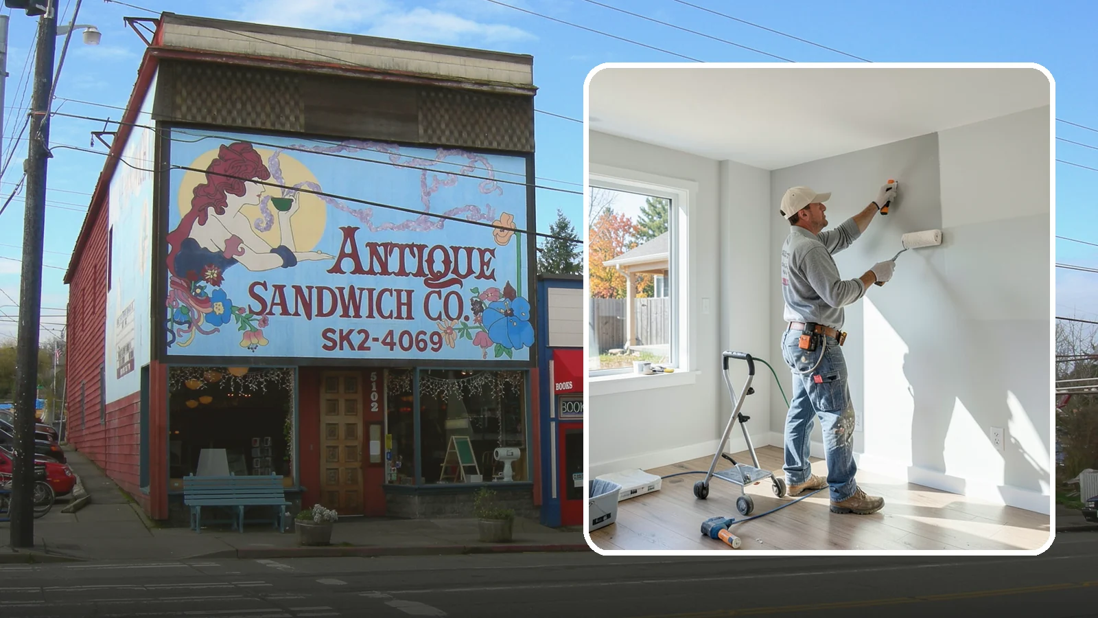 Interior Painting in Ruston, Pierce County, WA - Interior painting refreshes the walls, ceilings, and trim inside your Western Washington home with clean, durable finishes.
