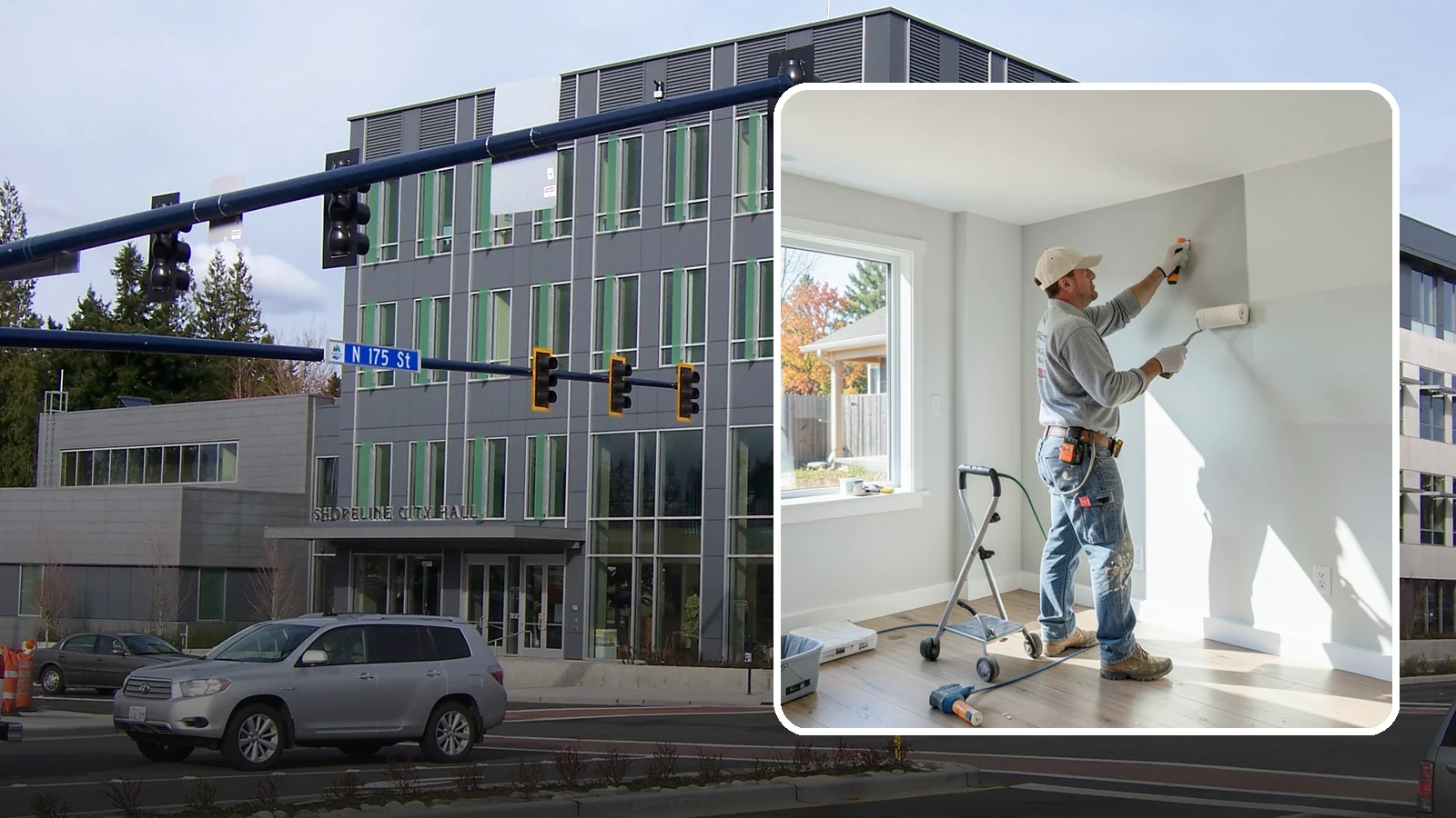 Interior Painting in Shoreline, King County, WA - Interior painting refreshes the walls, ceilings, and trim inside your Western Washington home with clean, durable finishes.