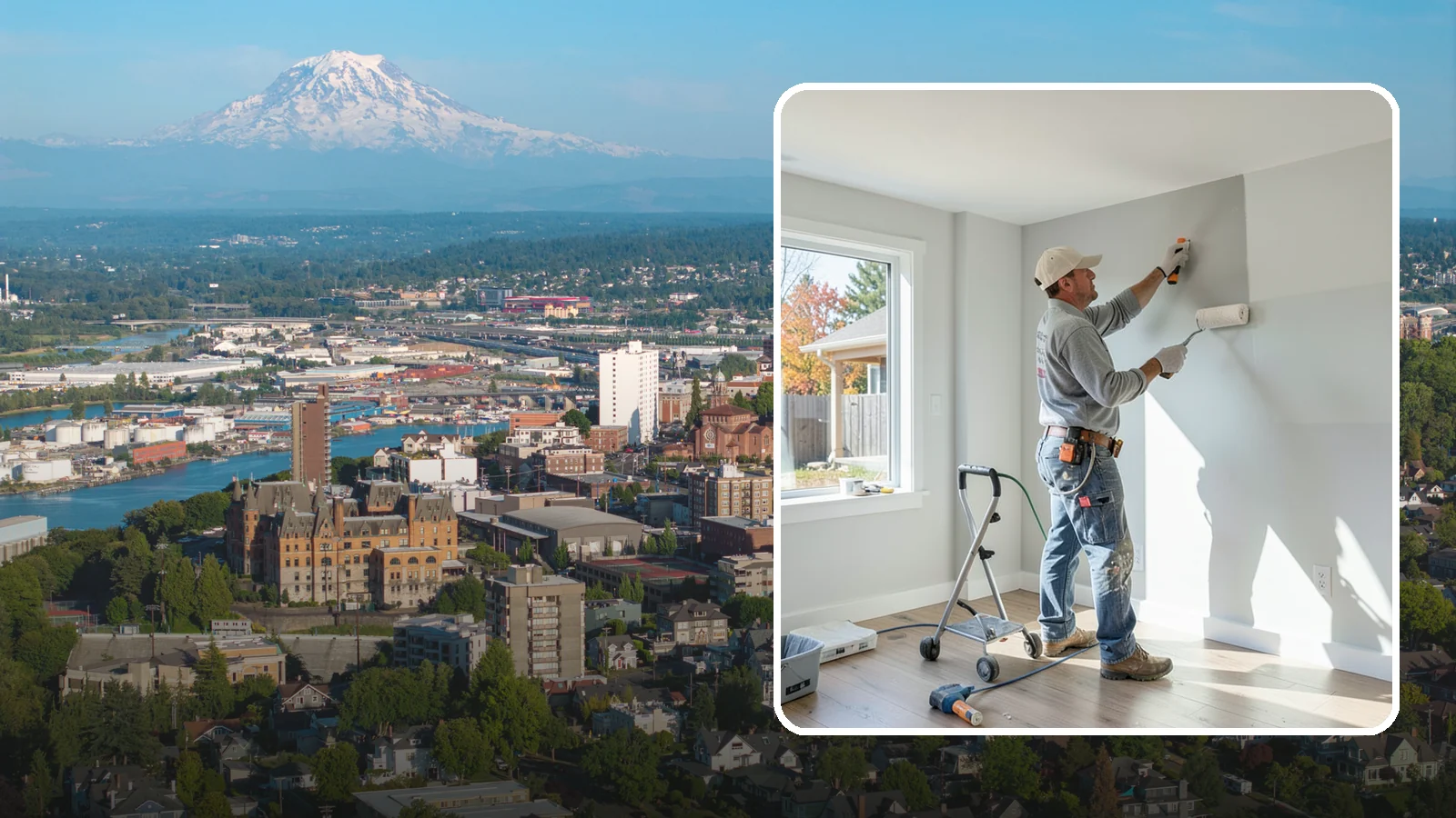 Interior Painting in Tacoma, Pierce County, WA - Interior painting refreshes the walls, ceilings, and trim inside your Western Washington home with clean, durable finishes.