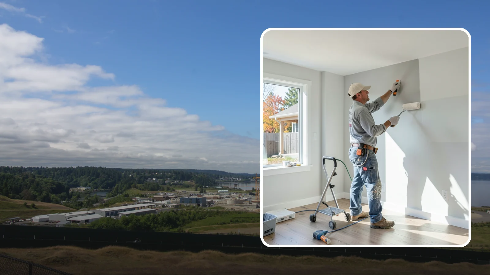 Interior Painting in University Place, Pierce County, WA - Interior painting refreshes the walls, ceilings, and trim inside your Western Washington home with clean, durable finishes.