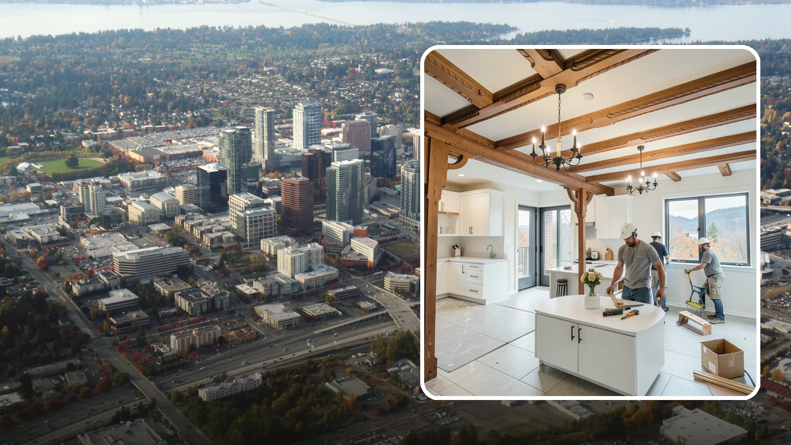 Interior Renovation in Bellevue, King County, WA - Interior renovation that refreshes the rooms, surfaces, and flow inside your Western Washington home.