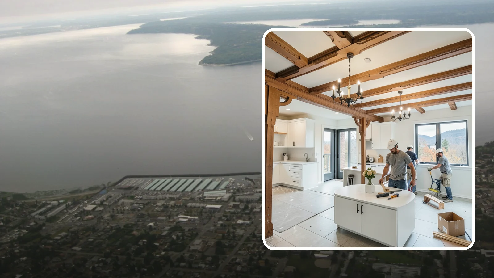 Interior Renovation in Des Moines, King County, WA - Interior renovation that refreshes the rooms, surfaces, and flow inside your Western Washington home.