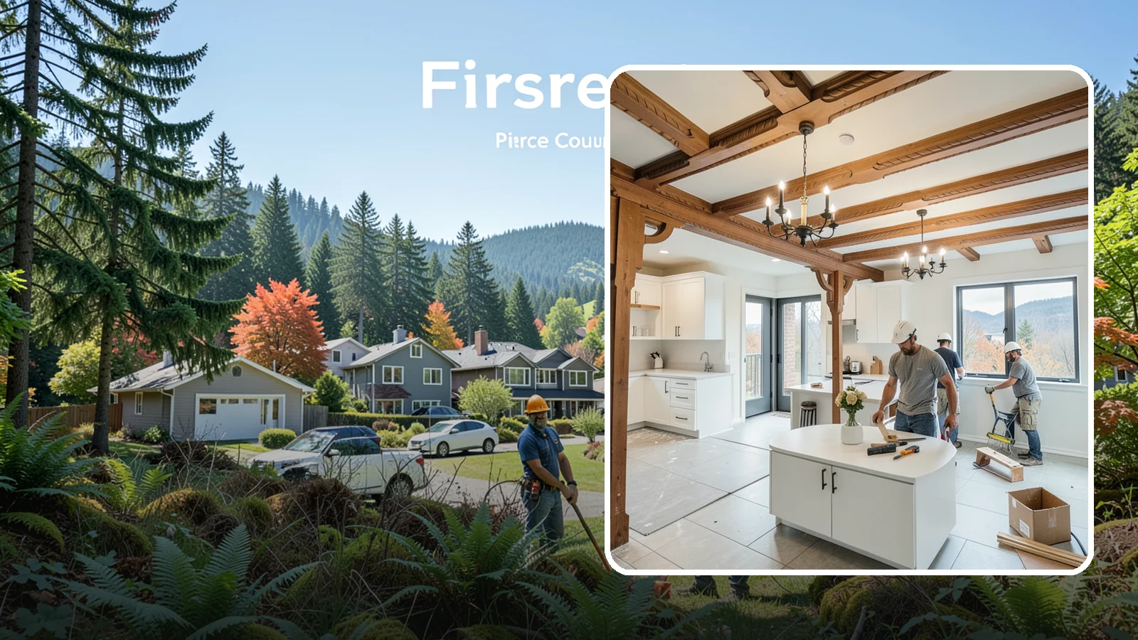 Interior Renovation in Fircrest, Pierce County, WA - Interior renovation that refreshes the rooms, surfaces, and flow inside your Western Washington home.