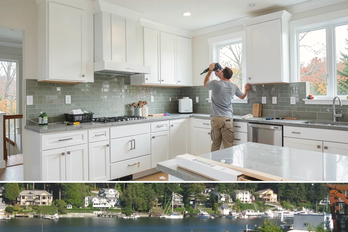 Interior Renovation in Gig Harbor, Pierce County, WA - Interior renovations are ideal during the rainy season when families spend more time indoors and outdoor projects are on hold.
