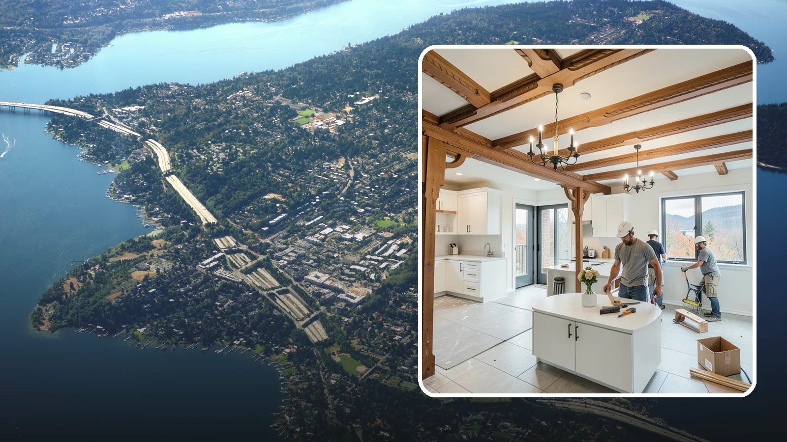 Interior Renovation in Mercer Island, King County, WA - Interior renovation that refreshes the rooms, surfaces, and flow inside your Western Washington home.