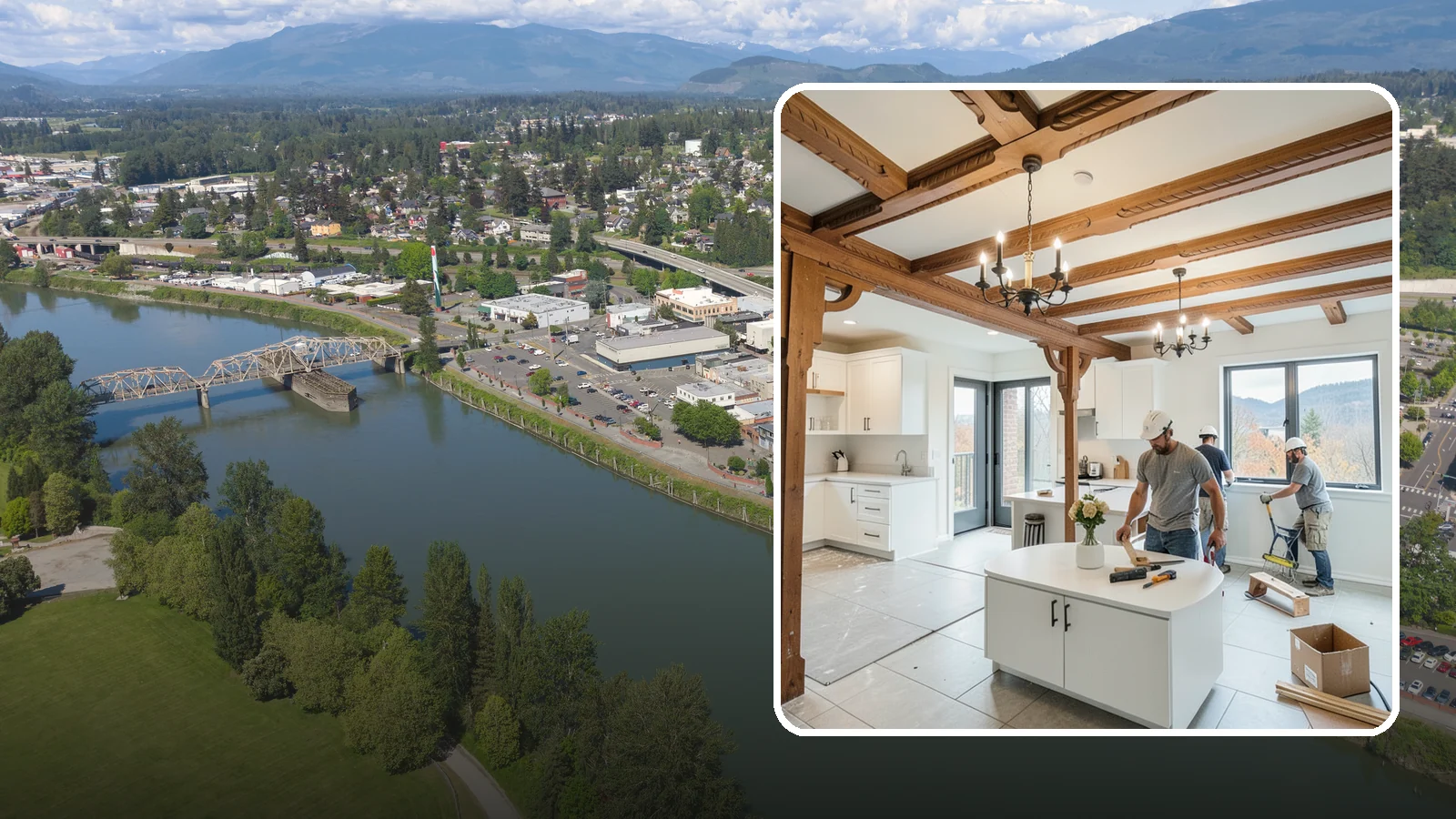Interior Renovation in Mount Vernon, Skagit County, WA - Interior renovation that refreshes the rooms, surfaces, and flow inside your Western Washington home.