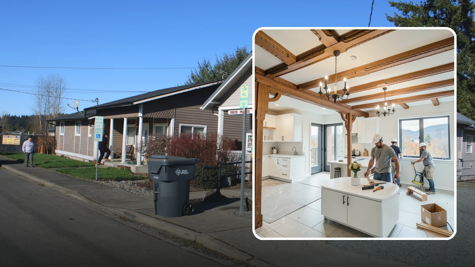 Interior Renovation in South Prairie, Pierce County, WA - Interior renovation that refreshes the rooms, surfaces, and flow inside your Western Washington home.