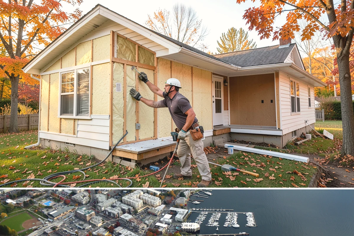 Investment Property Renovation in Kirkland, King County, WA - Investment renovations can be timed to tenant turnover in any season, though winter vacancies often allow uninterrupted interior...